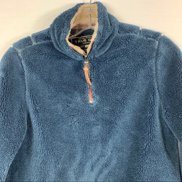 True Grit Children's 1/4 Zip Pebble Pile Old - Picture 4 of 4